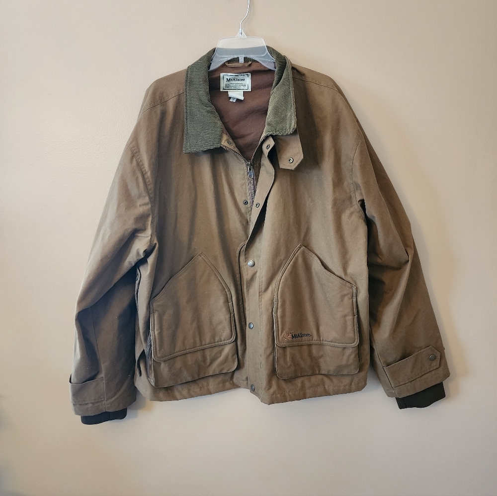 McCalister Waxed Canvas Field Jacket -Size: 2XL